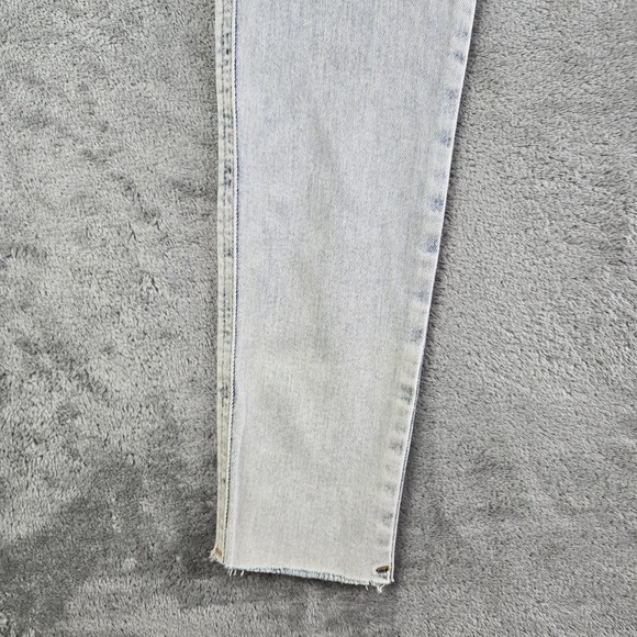 FP We The Free Jeans Women 27‎ Acid Wash Indigo High Rise Skinny Cigarette NEW - Picture 9 of 13